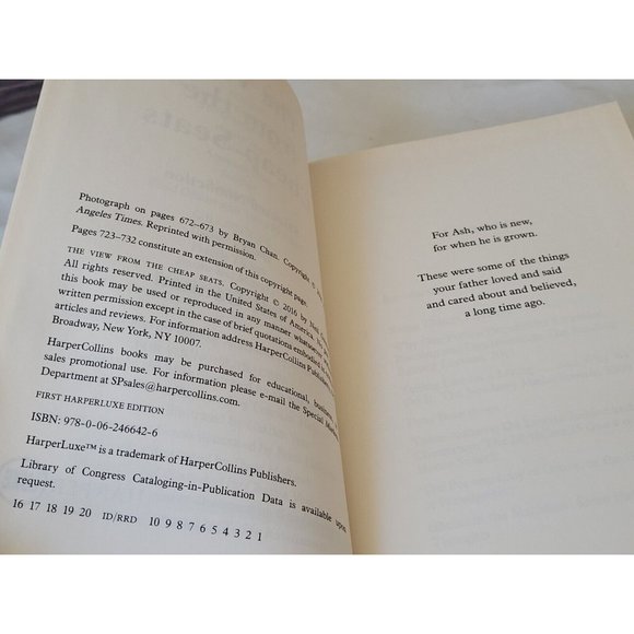 The View from the Cheap Seats: Selected Nonfiction by Neil Gaiman Copyright 2016 - Picture 4 of 5